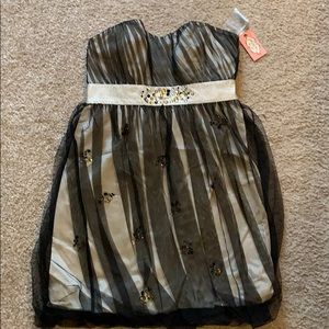 Phoebe couture dress black and white